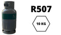 R-507 Kältemittel 10 kg Mehrwegzylinder azeotrop R502-Ersatz A1 nicht brennbar GWP 3985