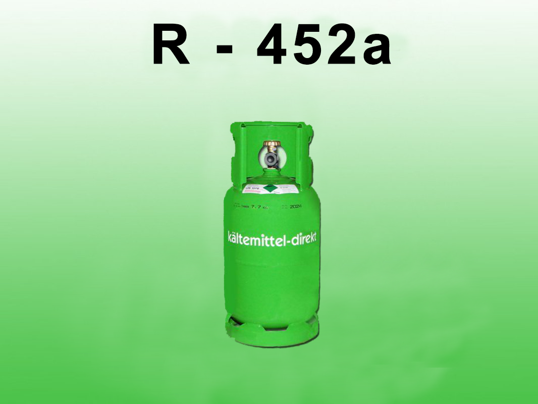 R-452A Kältemittel 10 kg – Eigentumsflasche Mehrweg Stahl, HVAC Klima Kältetechnik