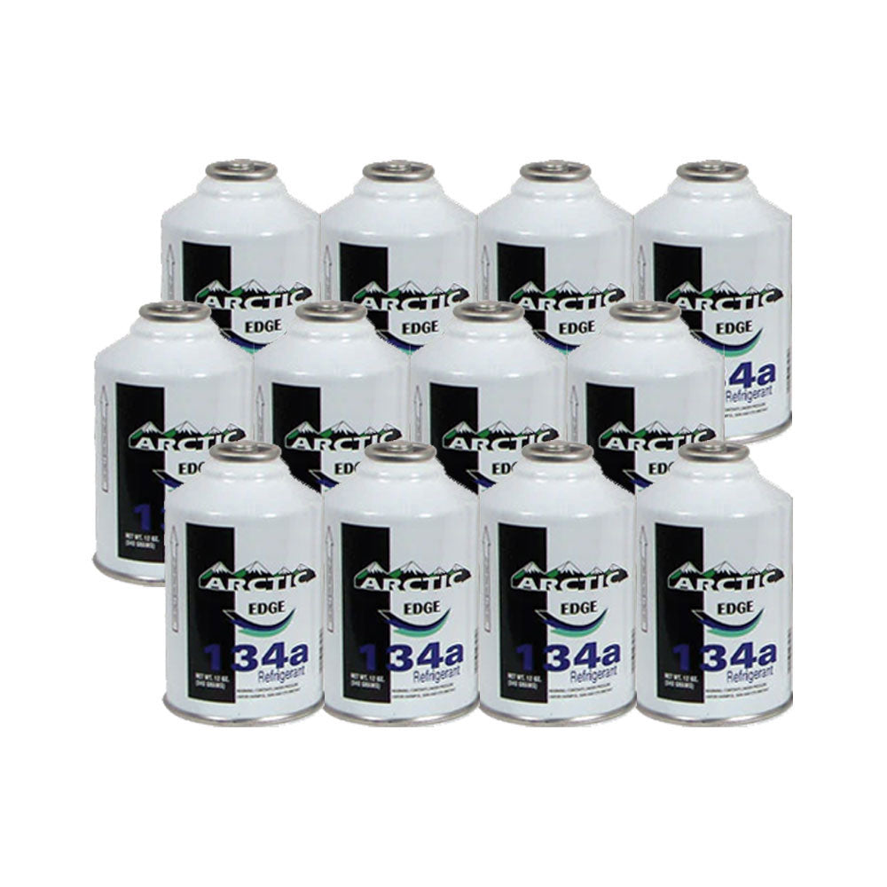 R-134A Kältemittel 12 oz Nachfülldose 12er-Karton ACME Ventil Klimaanlage Service ARI-700