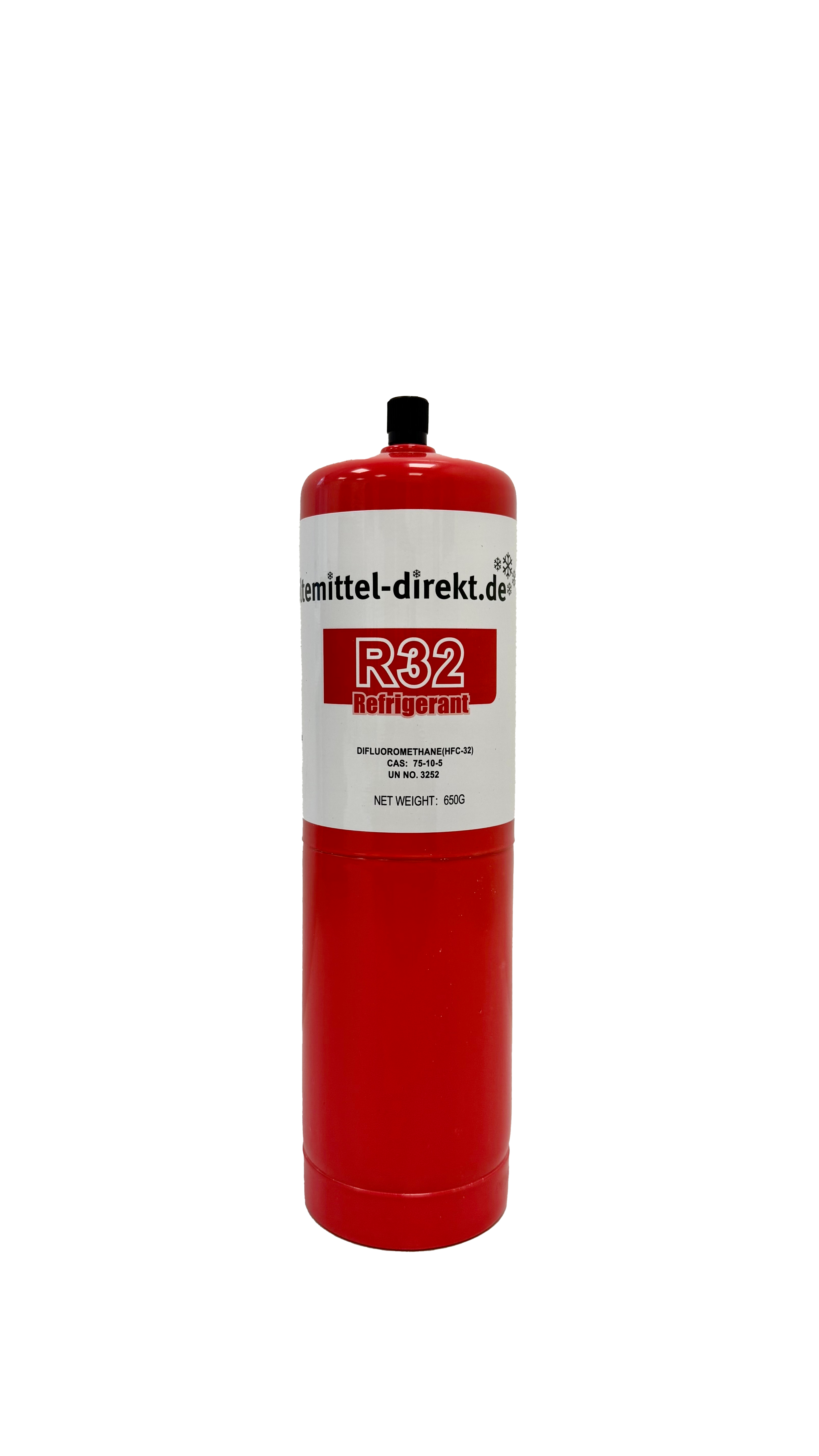 R-32 Kältemittel 650g Einwegflasche Stahl – kompakte Nachfüllung für Klimaanlagen
