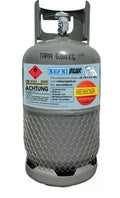KälteGas R-454C Kältemittel 10 kg Eigentumsflasche Mehrweg Stahl 12,5 L HVAC professionell