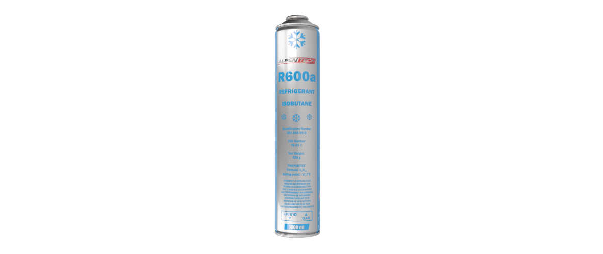 R-600a Kältemittel Isobutan 420g (1000ml) Einwegdose HVAC Nachfüllung